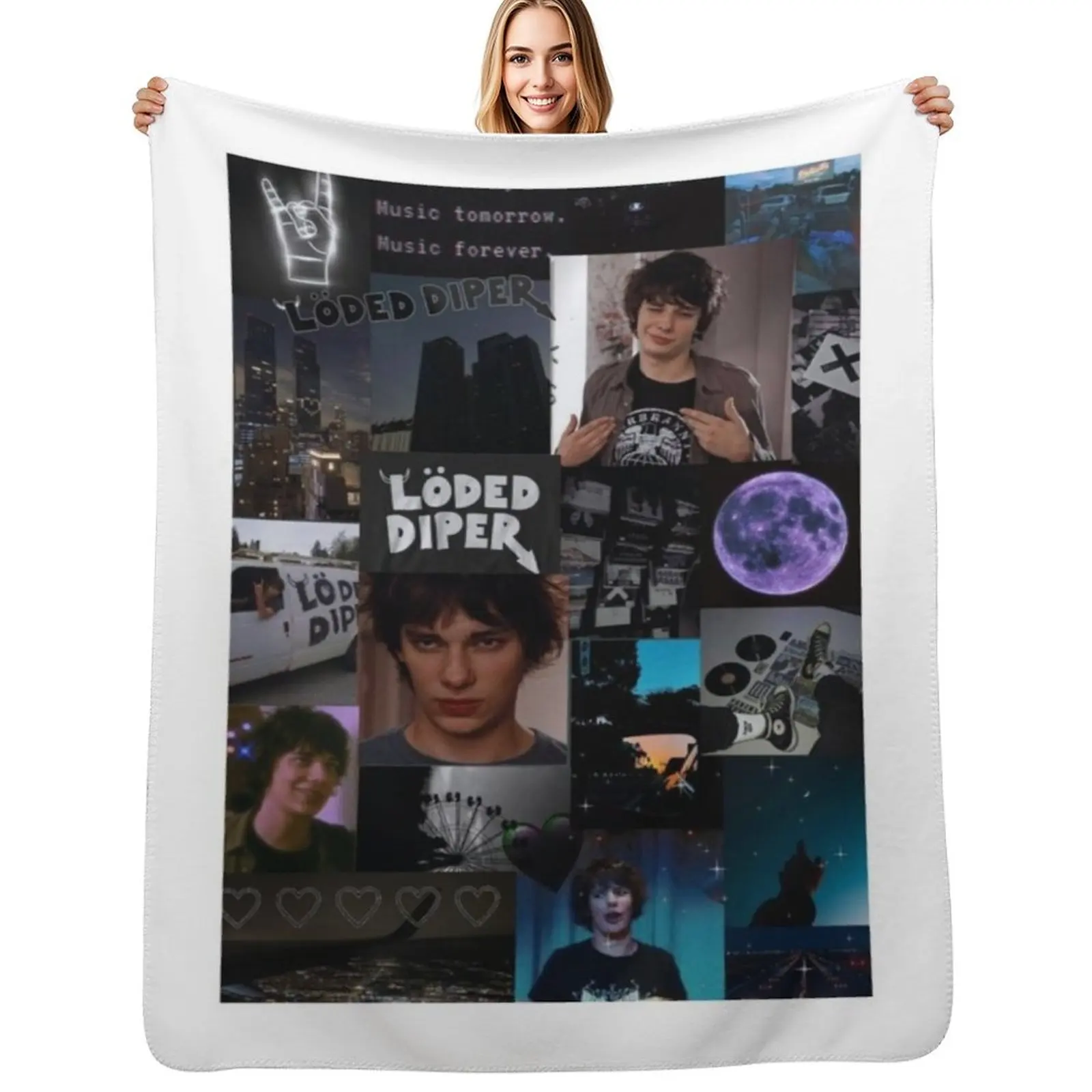 

rodrick heffley Throw Blanket Soft Big Picnic Sleeping Bag Thermals For Travel Blanket