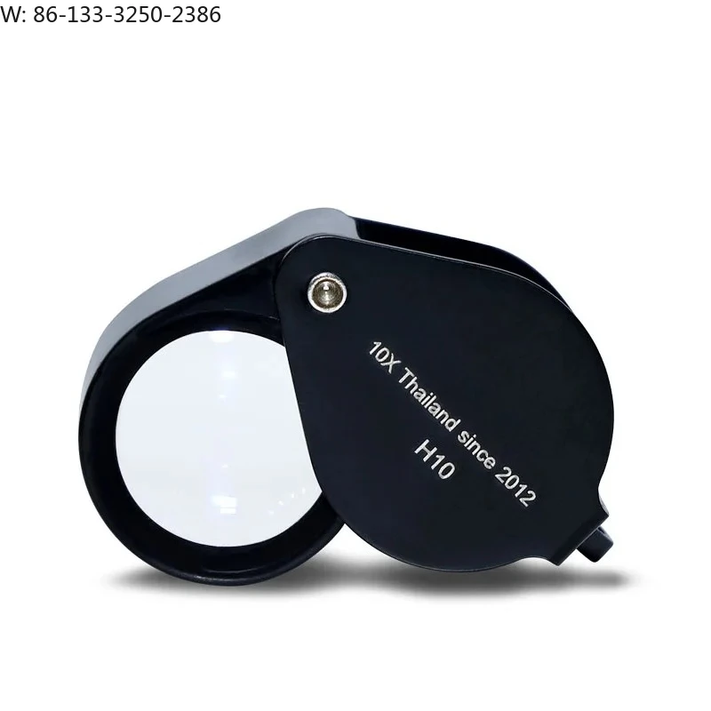 Professional grade 10x triple optical jewelry magnifying glass