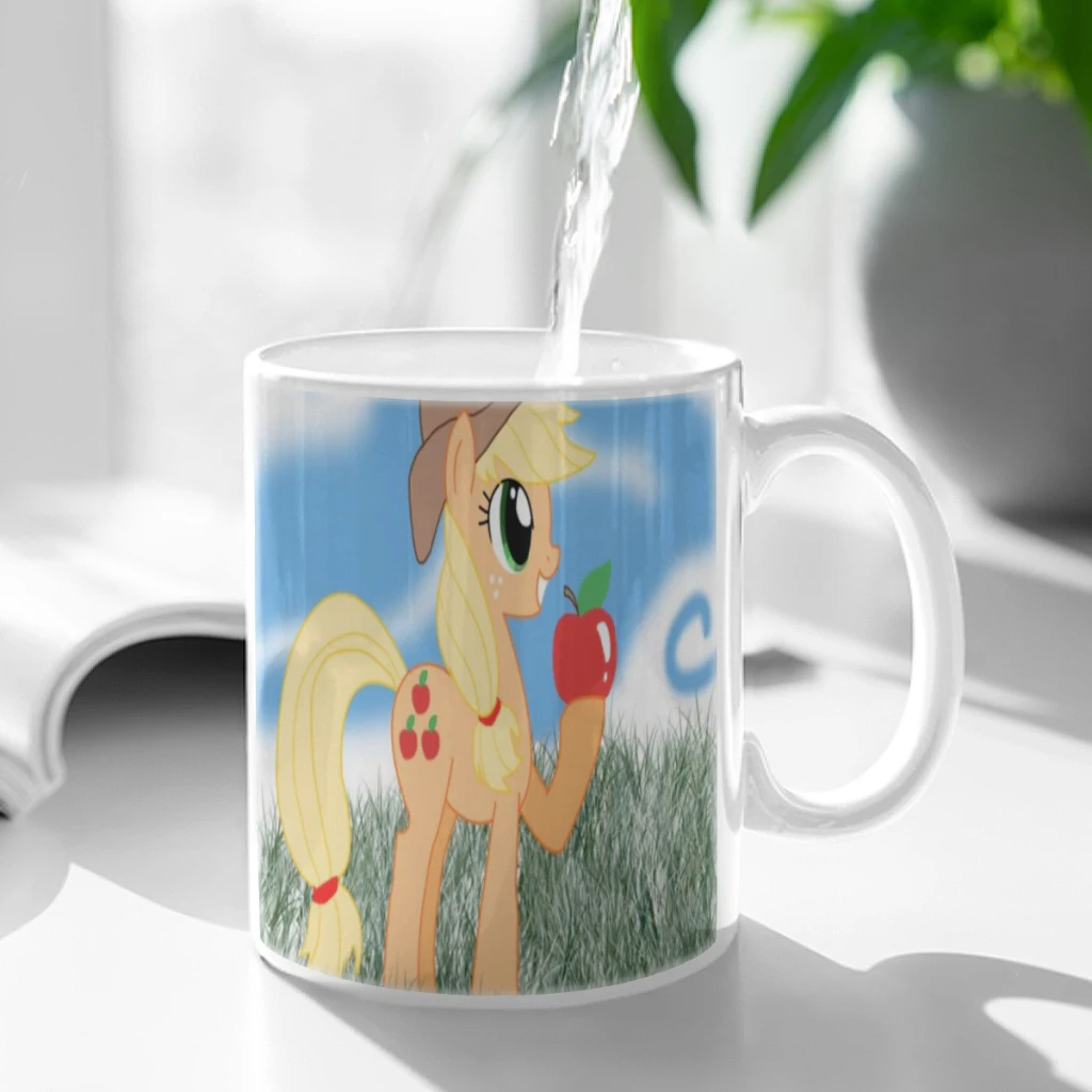 

My L-Little P-Pony Ceramic Cup Coffee Oatmeal Breakfast Cup Creative Personality Mug