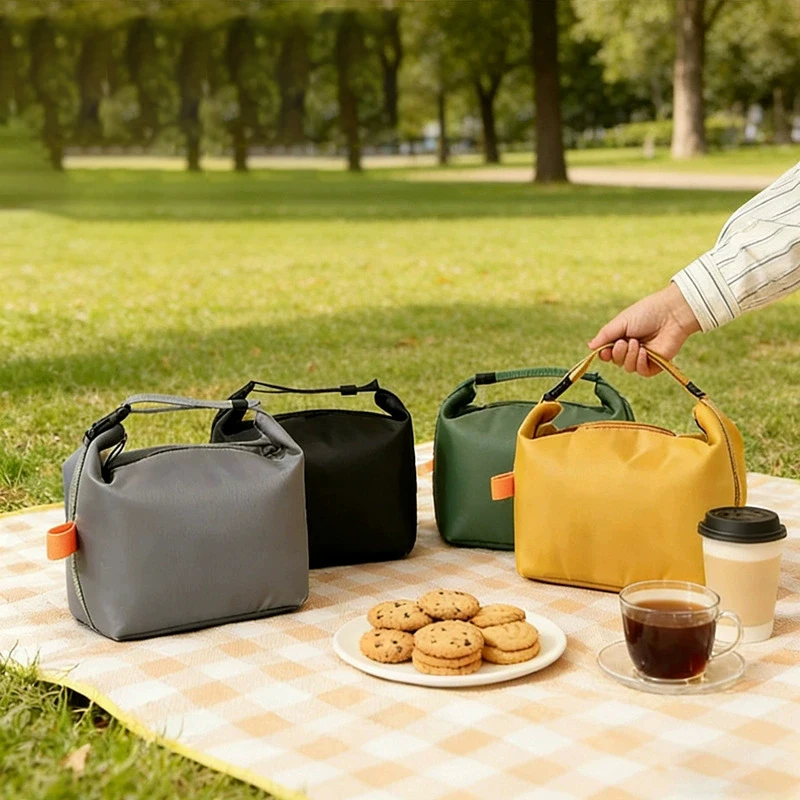 Lunch Bag Fresh Keep Lunch Box, Leakproof Cooler Bag Food Lunch Containers Lunch Tote Bags for Work, Picnic,Office Travel