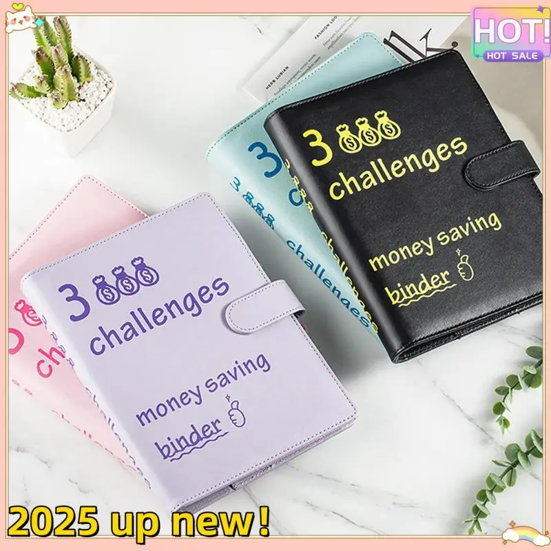 100 Envelopes Challenge Binder Budget Binder Savings Challenges Book Money Saving Planner, Blue