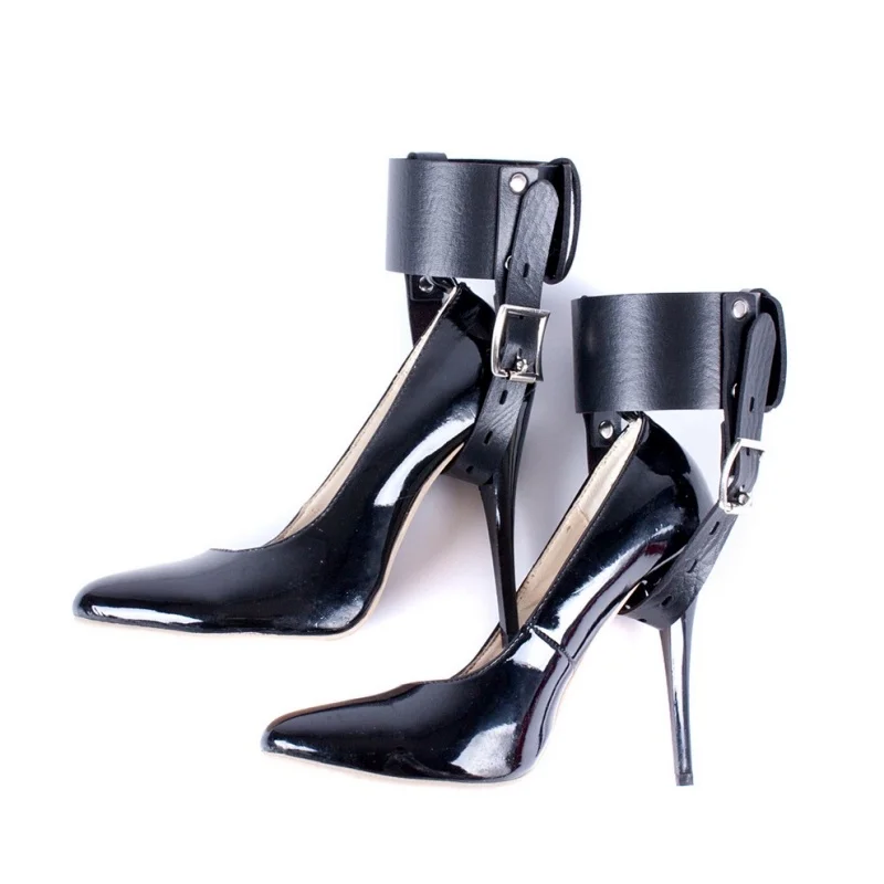 High-Heeled Shoes Restraints Kit Couples Positioning Shoes Accessories of 1 Pair High Heels Locking Belt
