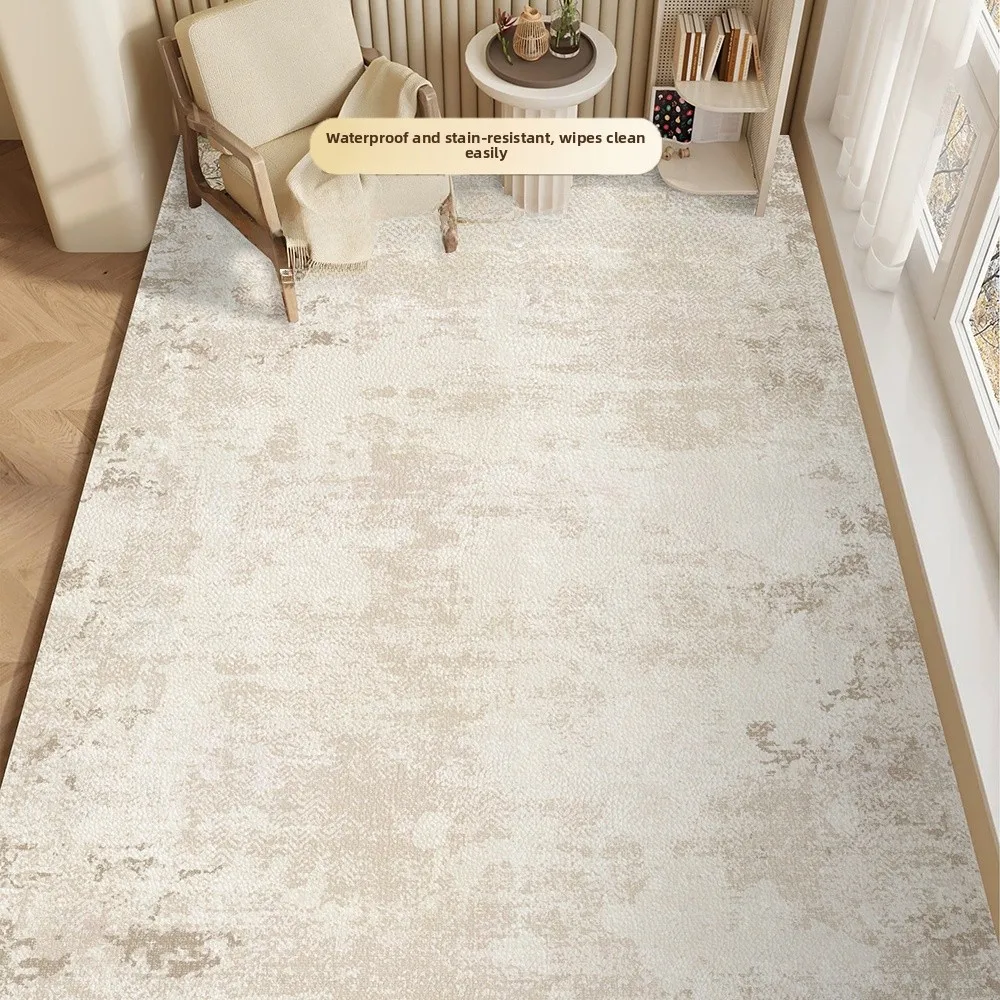 

Современный простой стильный коврик из ПВХ-кожи для дома, противоскользящий, для кухни, с защитой от солнца, большой площади, для балкона