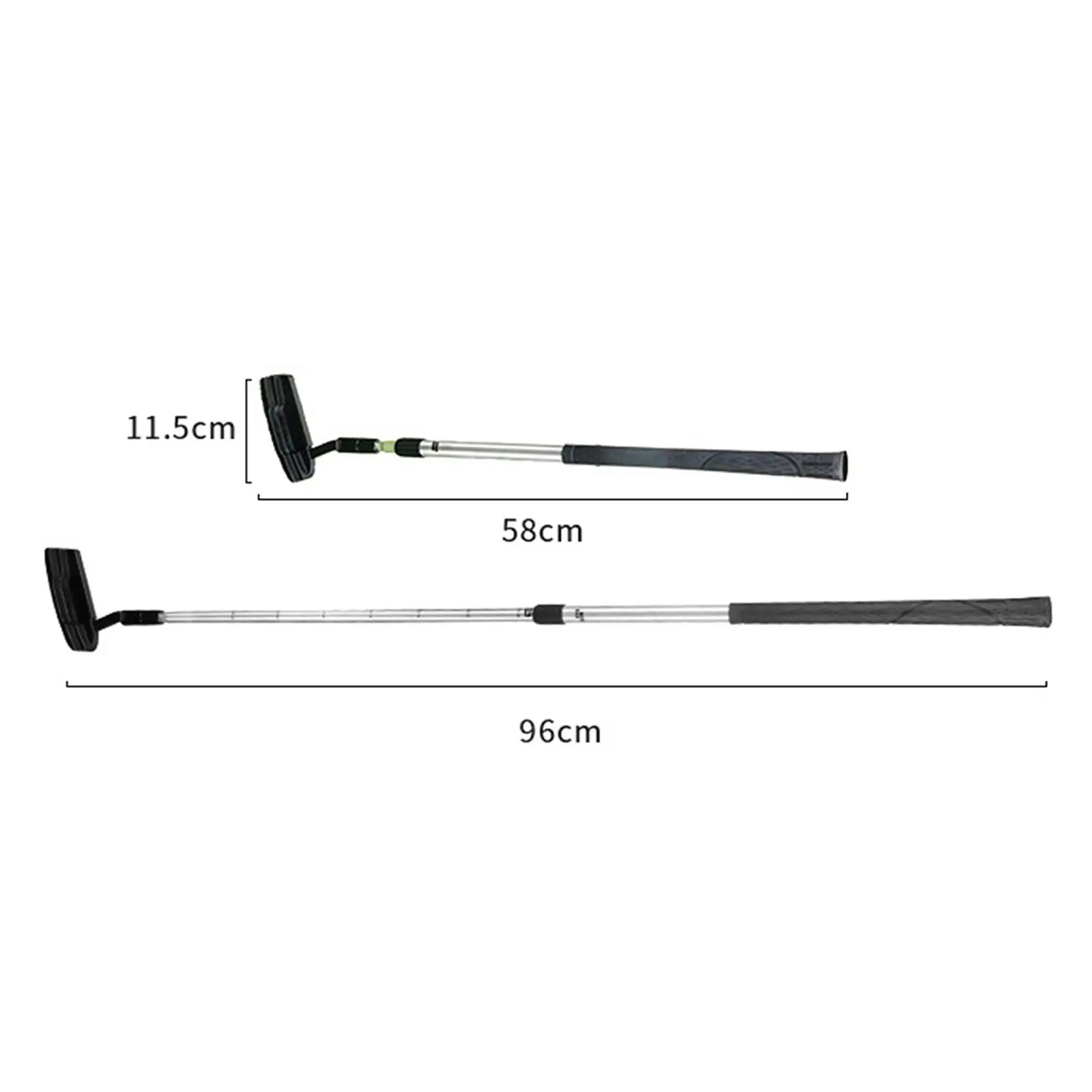 Telescopic Golf Putter Club Kids Adults Aluminum Alloy Sturdy Retractable Practice Rod for Family Golf Game Indoor Outdoor view 6