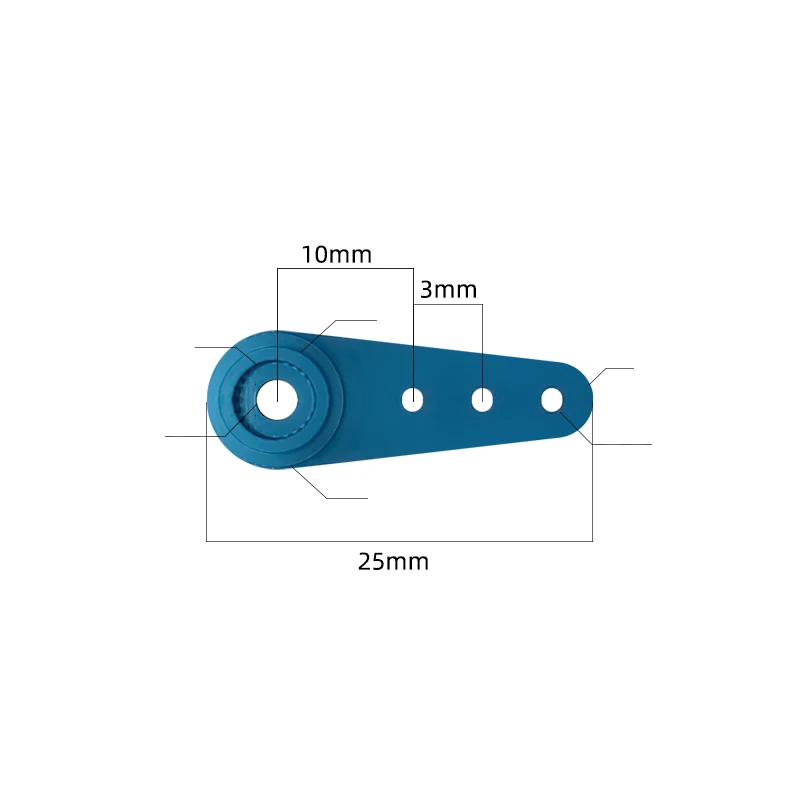 Metalowe ramię serwo PTK
