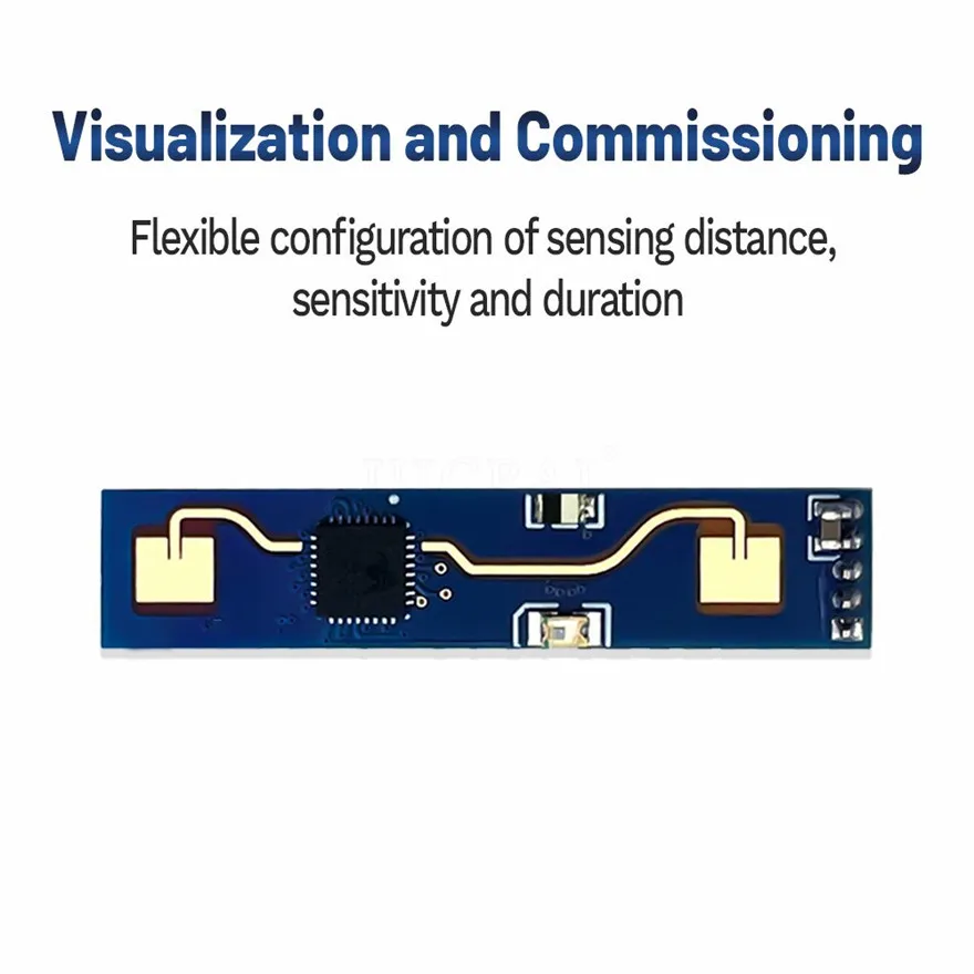 Módulo de Sensor de presencia humana FMCW HLK-LD2410, Sensor inteligente de detección de latido del corazón, Radar de onda milimétrica, 24GHz