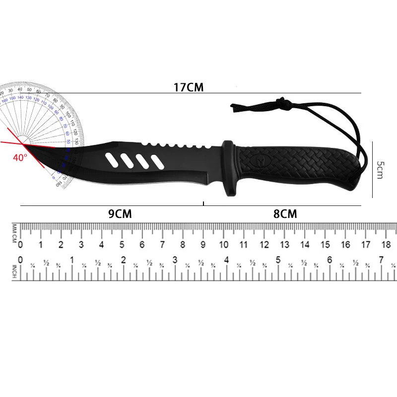 Outdoor Camping Straight Knife Portable High Hardness Knife Outdoor Straight Knife Portable Knife