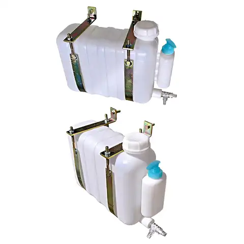 Vehicle Mounted Water Storage Tank Heavy Duty Plastic Metal Tank Space Saving Hanging Water Jug for Truck Construction