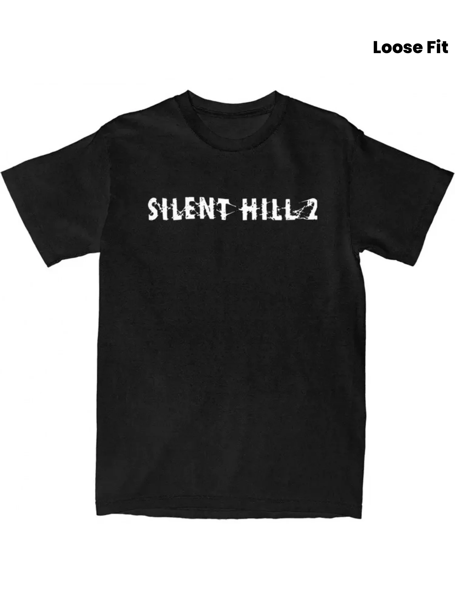 

Streetwear T Shirt Silent Hill 2 Logo 100 Cotton T Shirts Horror Game Fun Cool Tshirt For Man Summer Short Sleeve Clothing