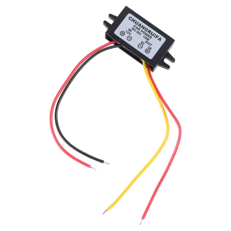 DC/DC Converter 12V Step Down To 6V 18W Max 3A Power Supply Waterproof Aug.
