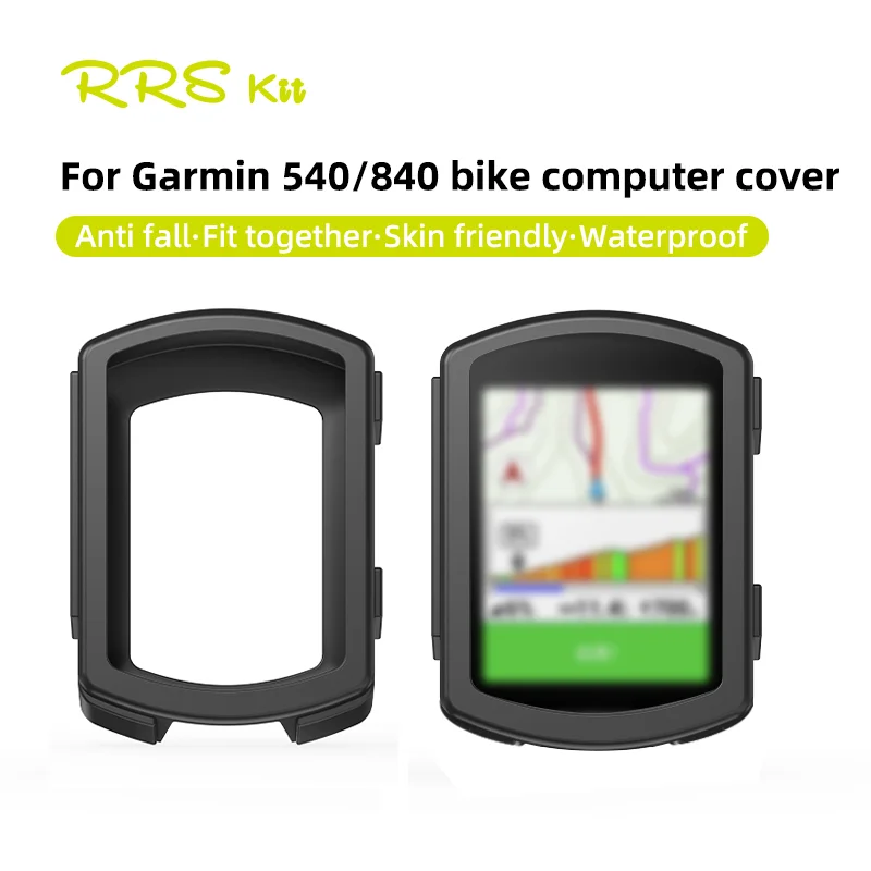 

RRSKIT For Garmin Edge 540/840 Bicycle Computer Silicone Protective Cover Fall Prevention Waterproof Dustproof Lightweight Case