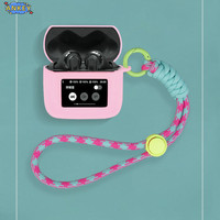 for JBL Tour Pro 3 , Tour Pro 2 Case Protective Nylon Lanyard Soft Cover Shells Anti Dust Sleeve Hand Rope Strap Accessories