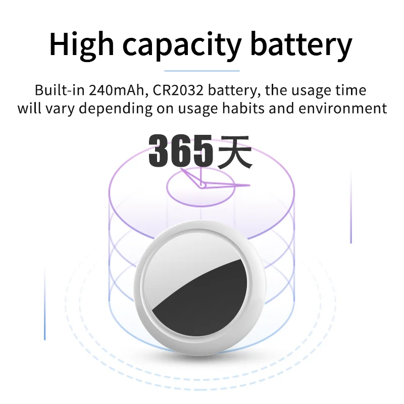 Airtag بلوتوث لتحديد المواقع المقتفي IPX 5 مقاوم للماء تتبع الرياضة العثور على أطفال المسنين الحيوانات الأليفة المتاحة المكتشفون آيفون العثور علىي