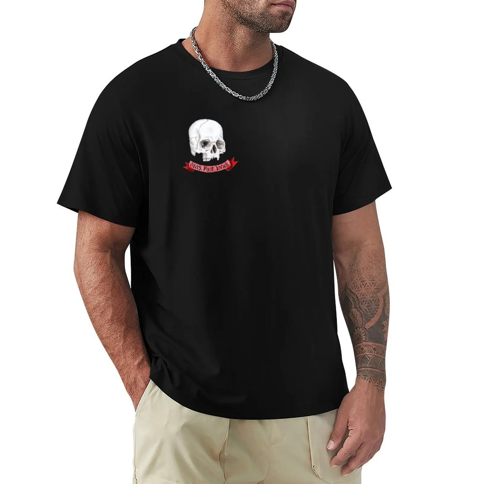 Alas, Poor Yorick T-Shirt Lightweight Casual Summer T-Shirt