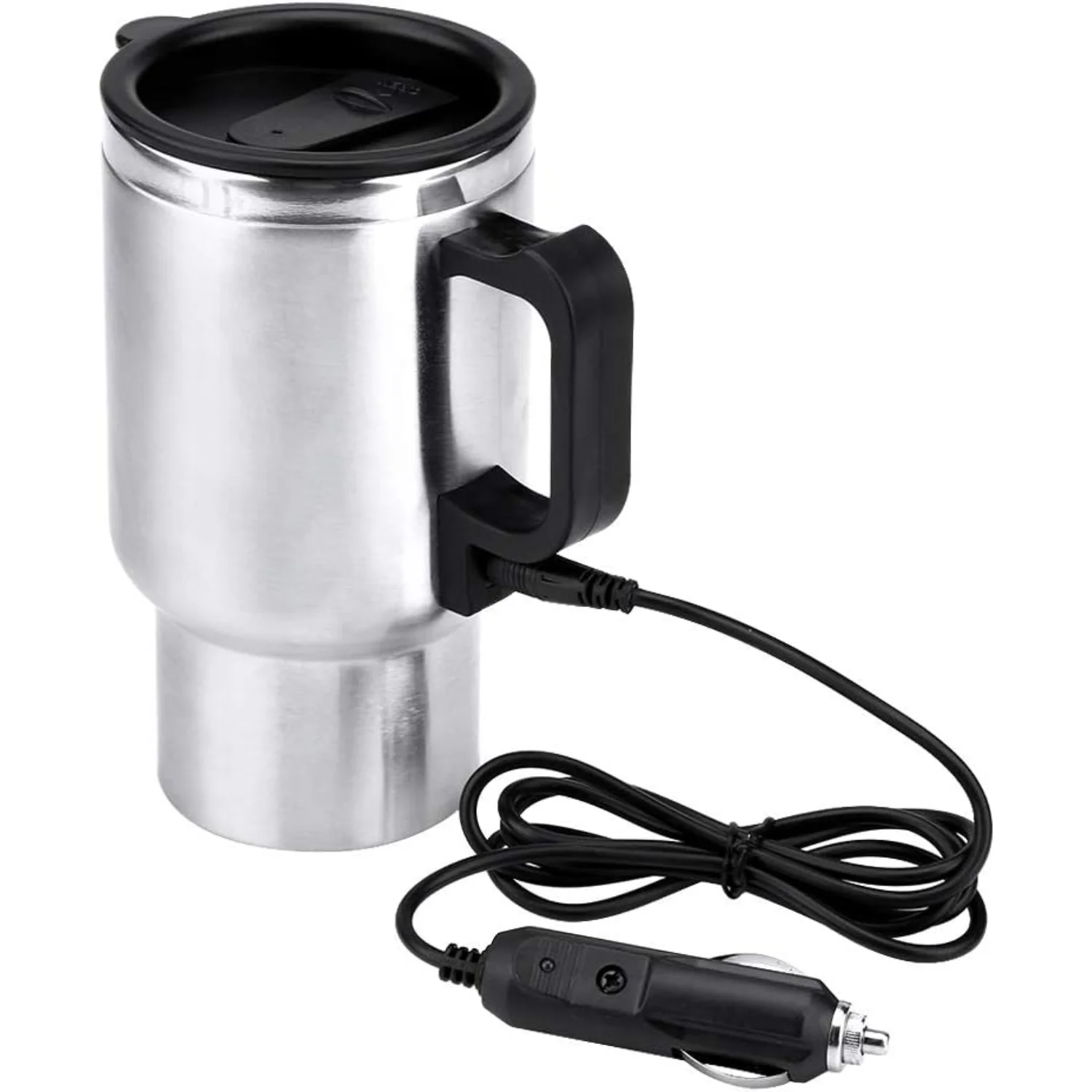 Car Heating Cup, Stainless Steel Travel Heating Cup, Travel Car Kettle Heating Mug,  Heated  for Heating Water, Coffee, Milk and