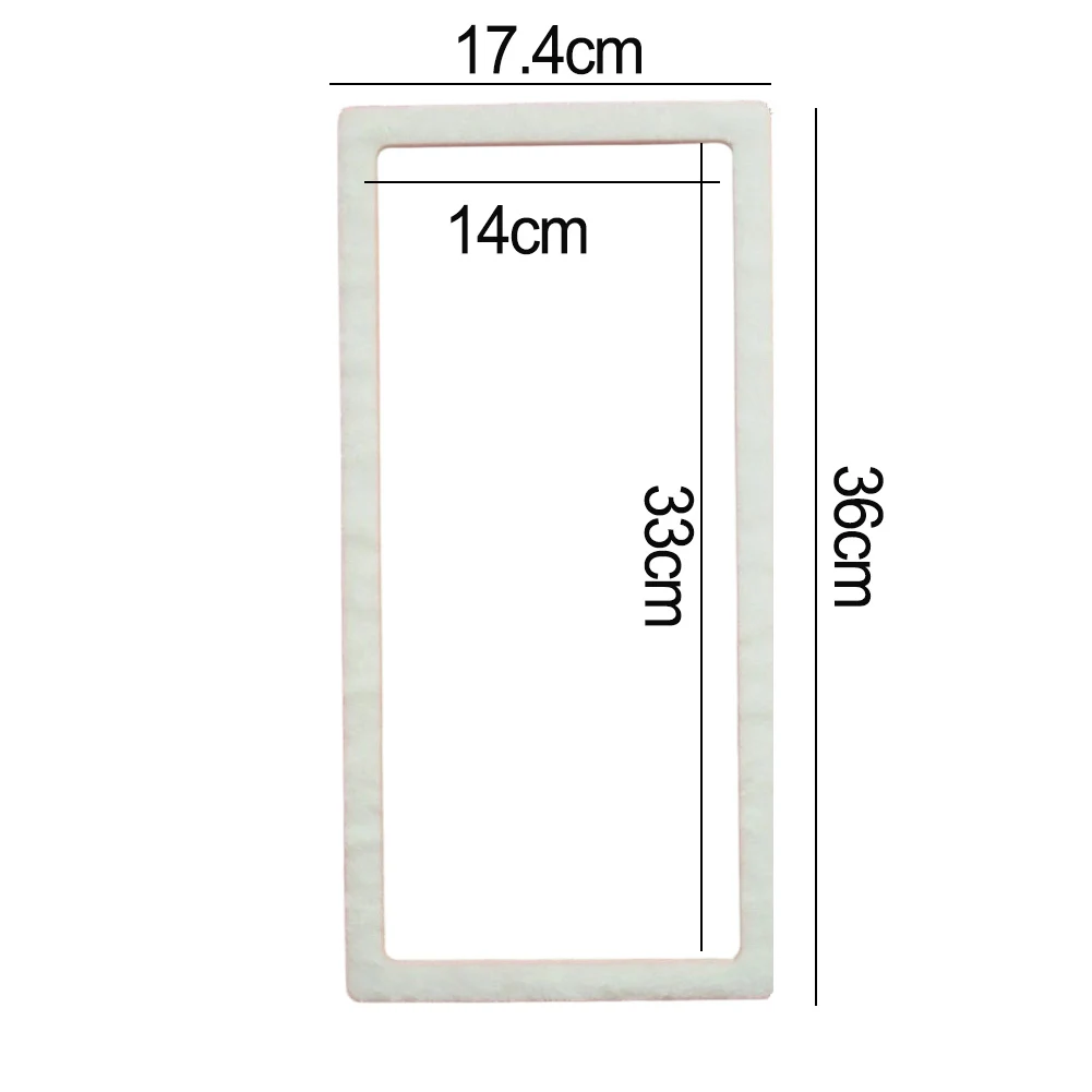 1pc Refractory Fiber Seal Heat-resistant Insulation Refractory Fiber Seal For MCZ 41800802601 Inspection Flap 174x 360x 4mm