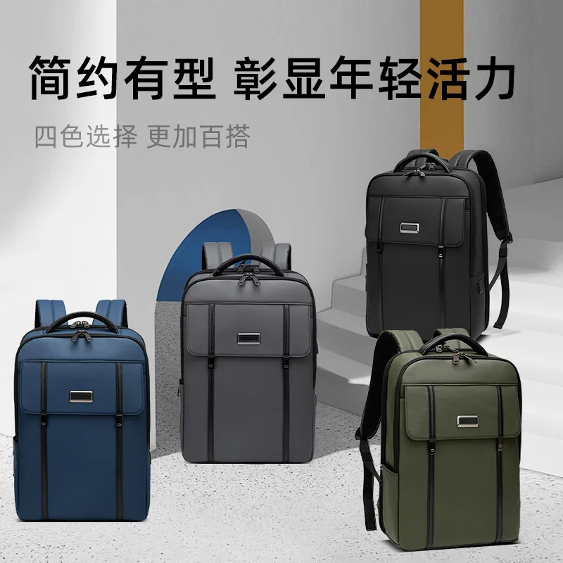 

Simple New Laptop School Bags For Teenagers Me High-ed Busiess Backpack Large Capacity Waterproof Double Shoulder Bag With