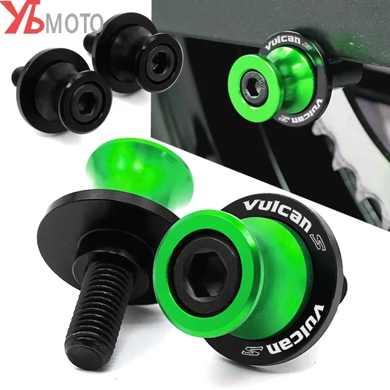 For KAWASAKI Vulcan S 650 VN650 2015-2022 2023 2024 M10 Motorcycle Stand Screws Vulcan S650 Accessories Swingarm Spool Sliders