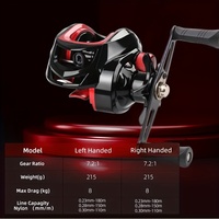 Fishing Reel Max Drag 8KG  Gear Ratio 7.2:1 Metal Line Cup 18+1BB Fishing Reel For Freshwater Saltwater baitcasting reel
