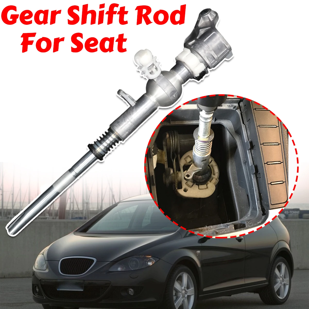 MT Gear Shifter Lever Rebuild Kit Gearshift Stick Cable Linkage Bushing Spring For Seat Leon 1P1 Cupra Mk2 Altea 5P1 Toledo III