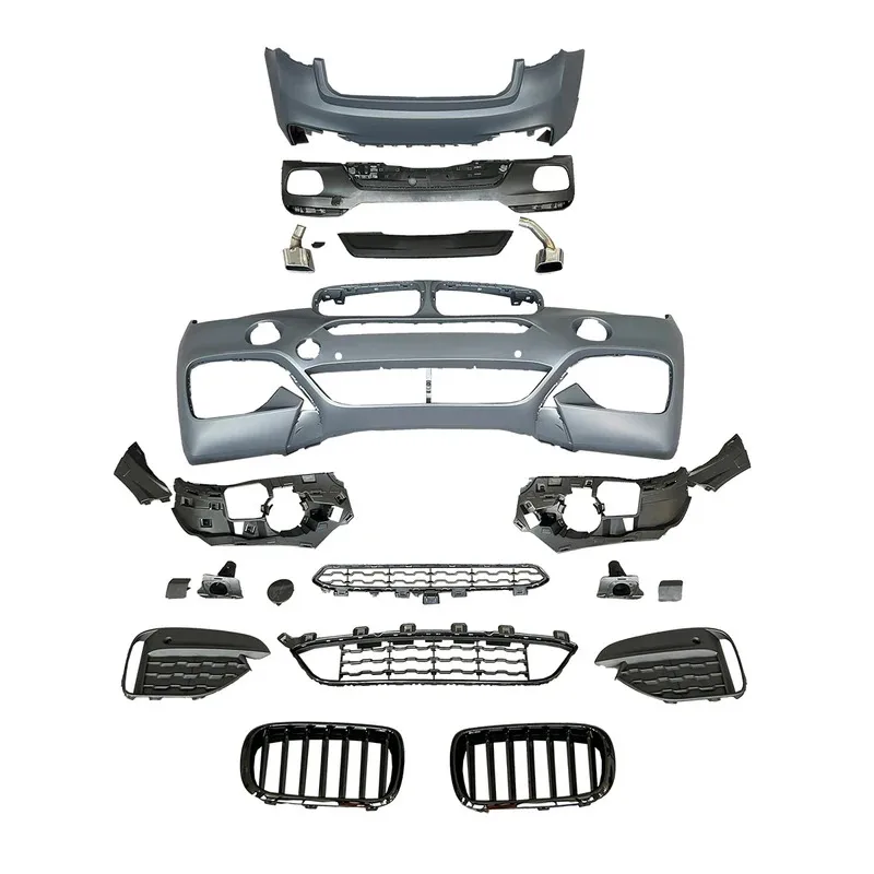

Hot Sell Car Accessories Bumper With Grill M-tech Style BodyKit Front Rear For s X6 F16