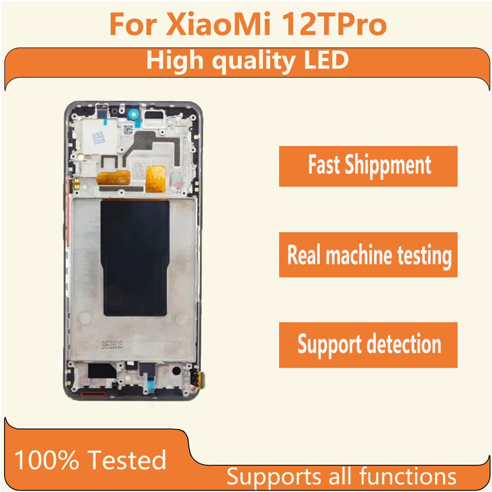 

Оригинальный xiaomi 12TPro 22081212UG/220812G специальный 6,67 "AMOLED светодиодный экран 120 Гц сенсорный экран в сборе