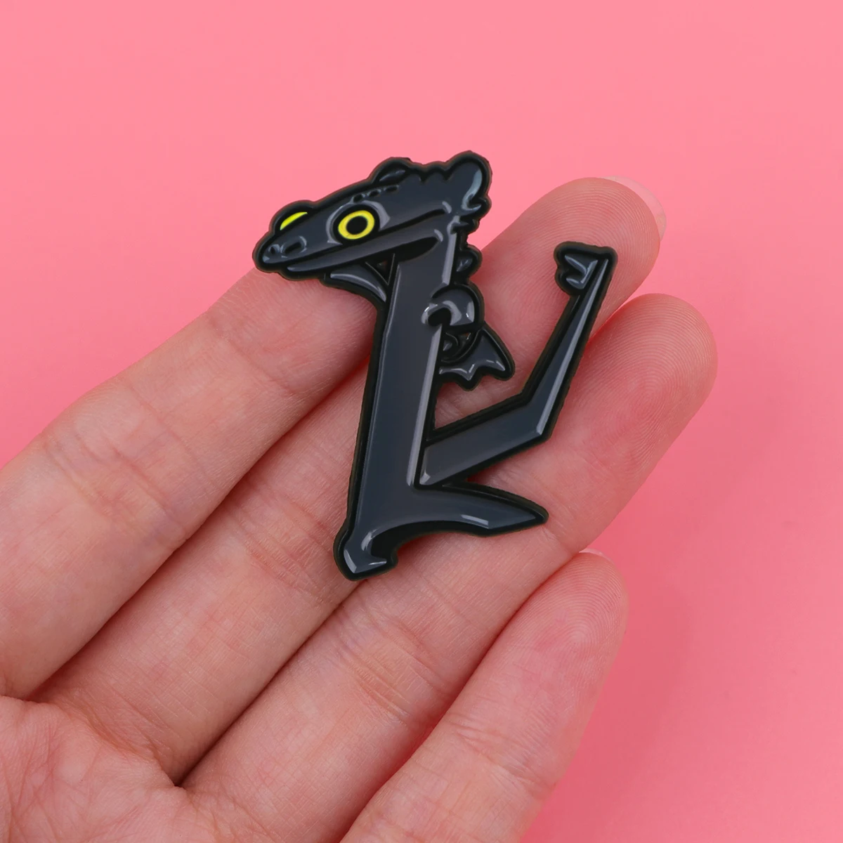 Cute Dragon Enamel Pin Cartoon Animal Brooch Pines Lapel Pins Badge on Backpack Costume Accessories Movie Jewelry Unique Gifts