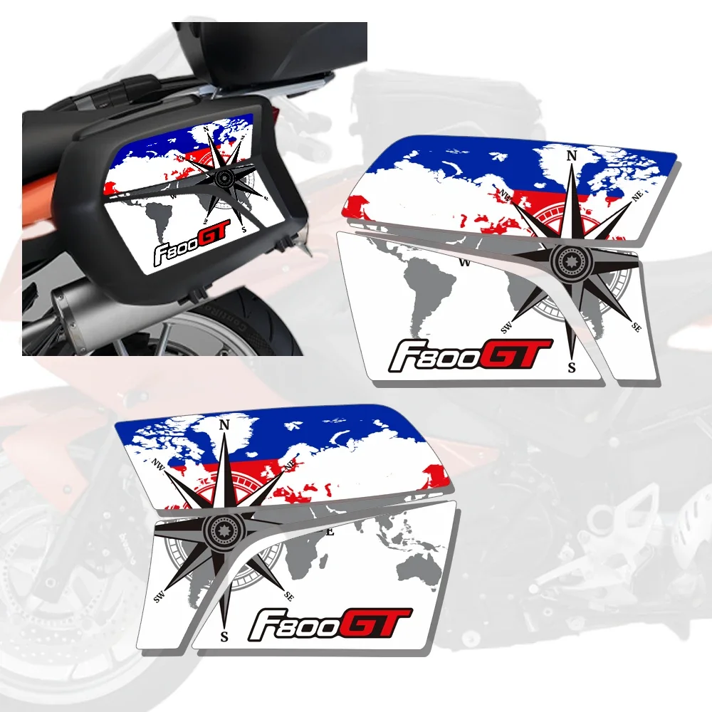 

F800 Fit BMW F800GT F 800 F800 GT Motorcycle Decals Protector Tank Pad Grips Trunk Luggage Panniers Side Cases