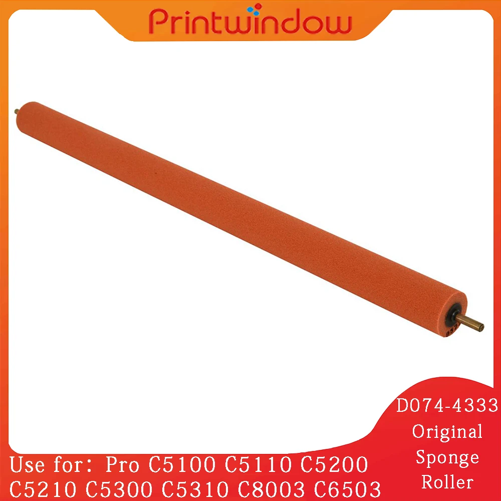 D074-4333 Original New Sponge Roller for Ricoh Pro C5100 C5110 C5200 C5210 C5300 C5310 Roller: Plate in Web Cleaning Unit