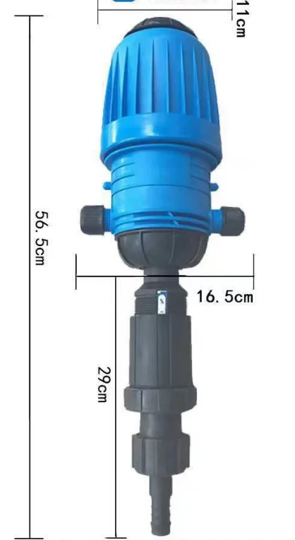 Greenhouse1-10 pertanian % pupuk pompa proporsional otomatis untuk sistem Doser pemupukan hidroponik injektor irigasi