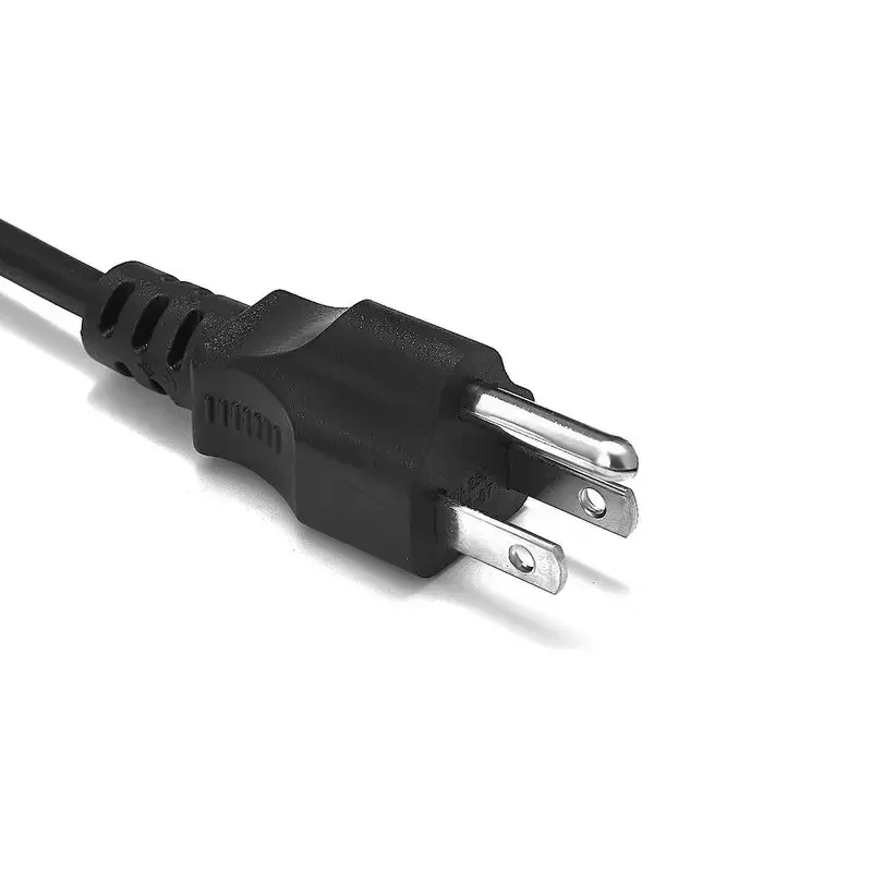 3 Prong Plug Power Supply Cord USA EU Plug 1.5m 6ft IEC C5 Laptop Power Cable For Dell Lenovo Notebook Comnputer Monitor LG TV