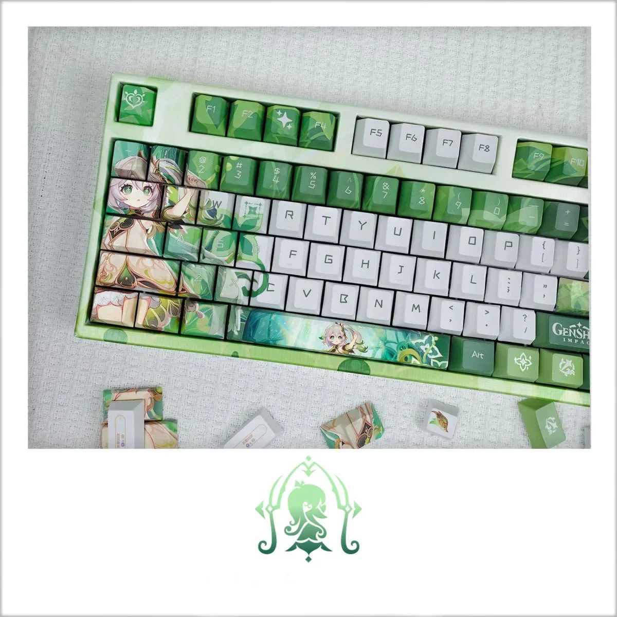 Genshin Impact Buer Keyboard Nahida Keycap PBT Hot Sublimation anime Personalized Chery Game Surroundings