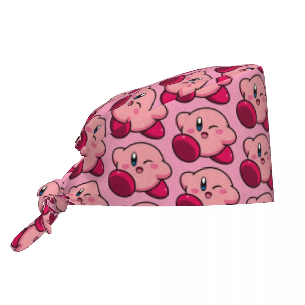 

Custom Kawaii Kirbys Working Cap Surgical Hats Men Women Cartoon Operating Room Cap Nursing Cap Lab Works Hat