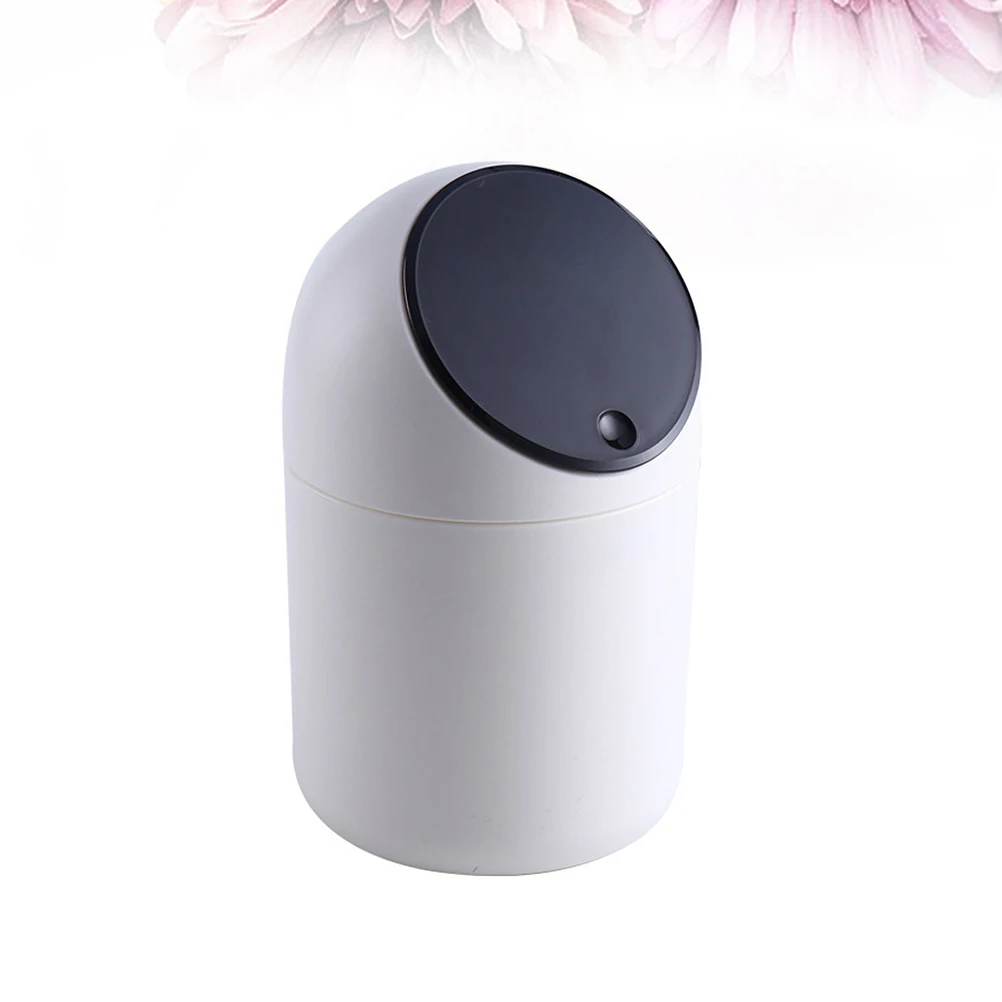 

Mini Waste Bin Simple Trash Can Desktop Garbage Friendly Material Home Office Use Recycling Small Size
