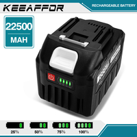 KEEAFFOR 888VF 22500mAh Rechargeable Lithium Ion Battery 18V EU US Plug Electric Wrench Drill For Makita Power Tools Battery