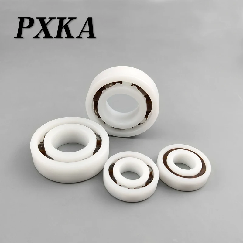 2PCS POM Plastic Bearings 6200 6201 6202 6203 6204 6205 6206 6207 6208 Nylon