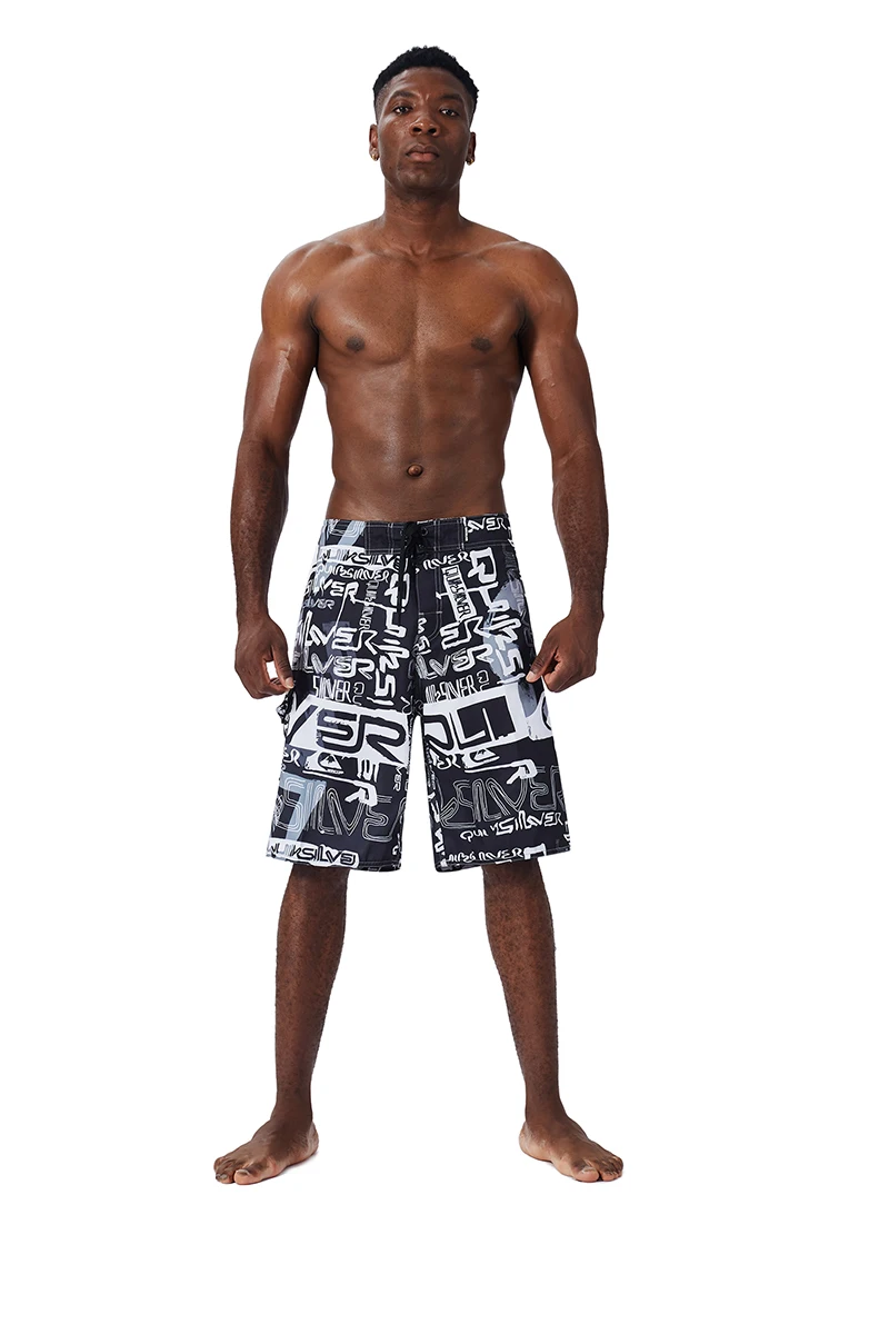 Mens Board Shorts Surf Swimwear Beach Summer Swim Pants Male Athletic Running Gym Quick Dry Swimsuit Size 30-44 swimshorts men