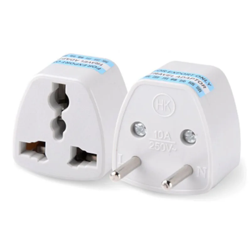 Universal EU UK Plug Travel Wall Power Charger Outlet Adapter Converter Socket Europe England Singapore Malaysia Australia