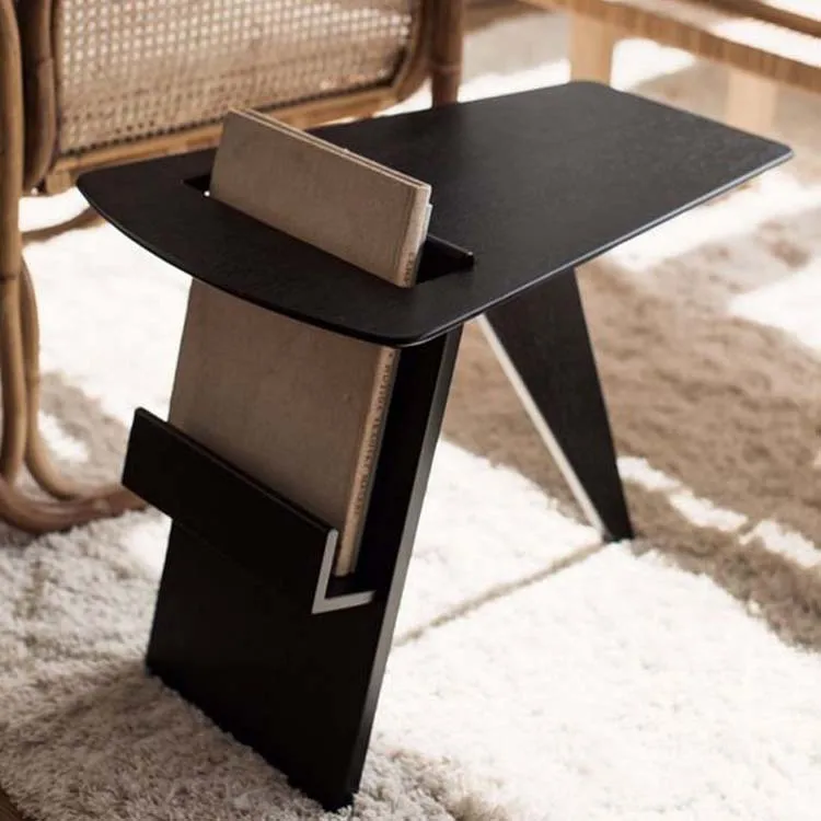 Sofa Side Table Light Luxury Creative Narrow Coffee Table Table Modern Minimalist Seating Area Table Book