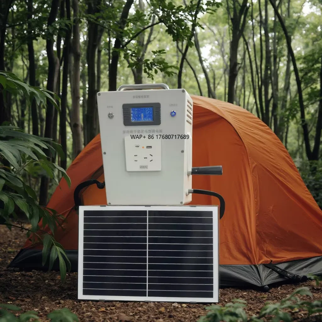 

The hand-cranked generator provides stable power support for scientific investigation in field research