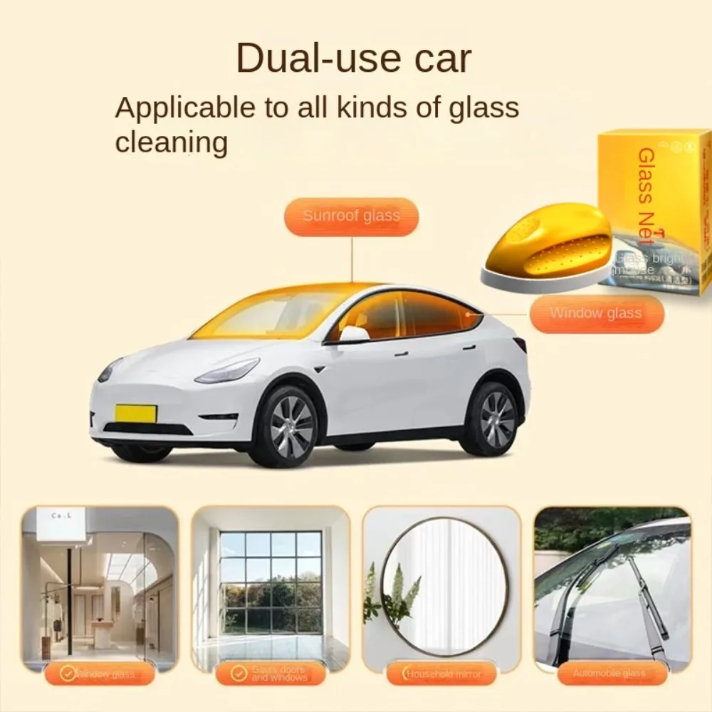 

100ml Automotive Oil Cleaning Brush Cleaning Powerful Car Glass Oil Film Remover Auto Detailing Brush