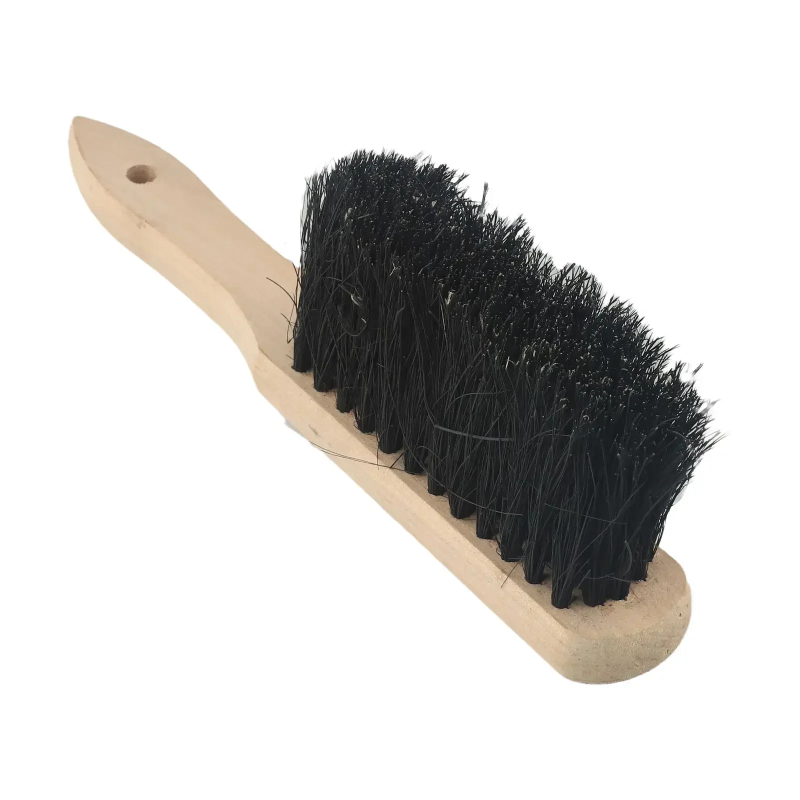 28cm Wooden Handle Shape Brush Head Fireplace Fire Hearth Fireside Brush Practical Household SuppliesFor Fireplace Cleaning