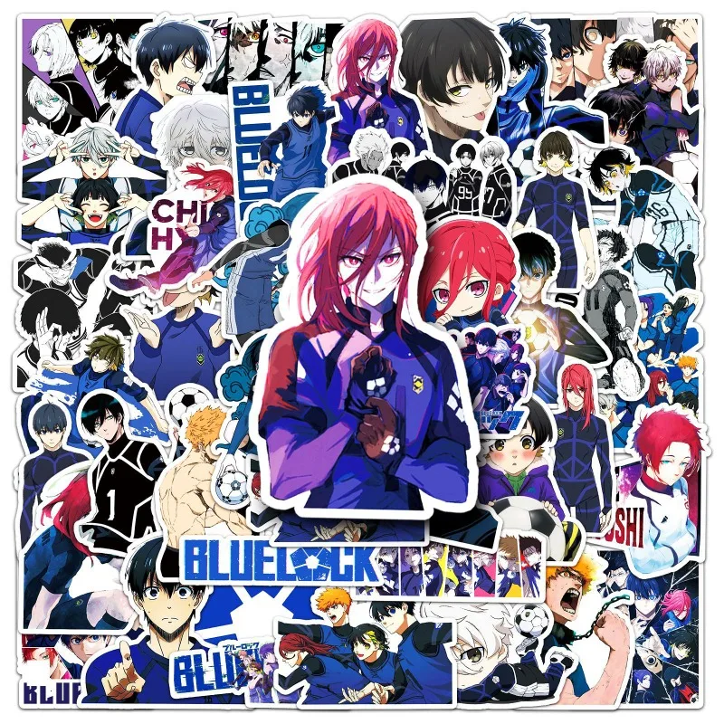 50 Blue Prison, Multiple Personalized Cartoon Anime, Guka Creative DIY Phone Cases, Luggage Stickers, Waterproof