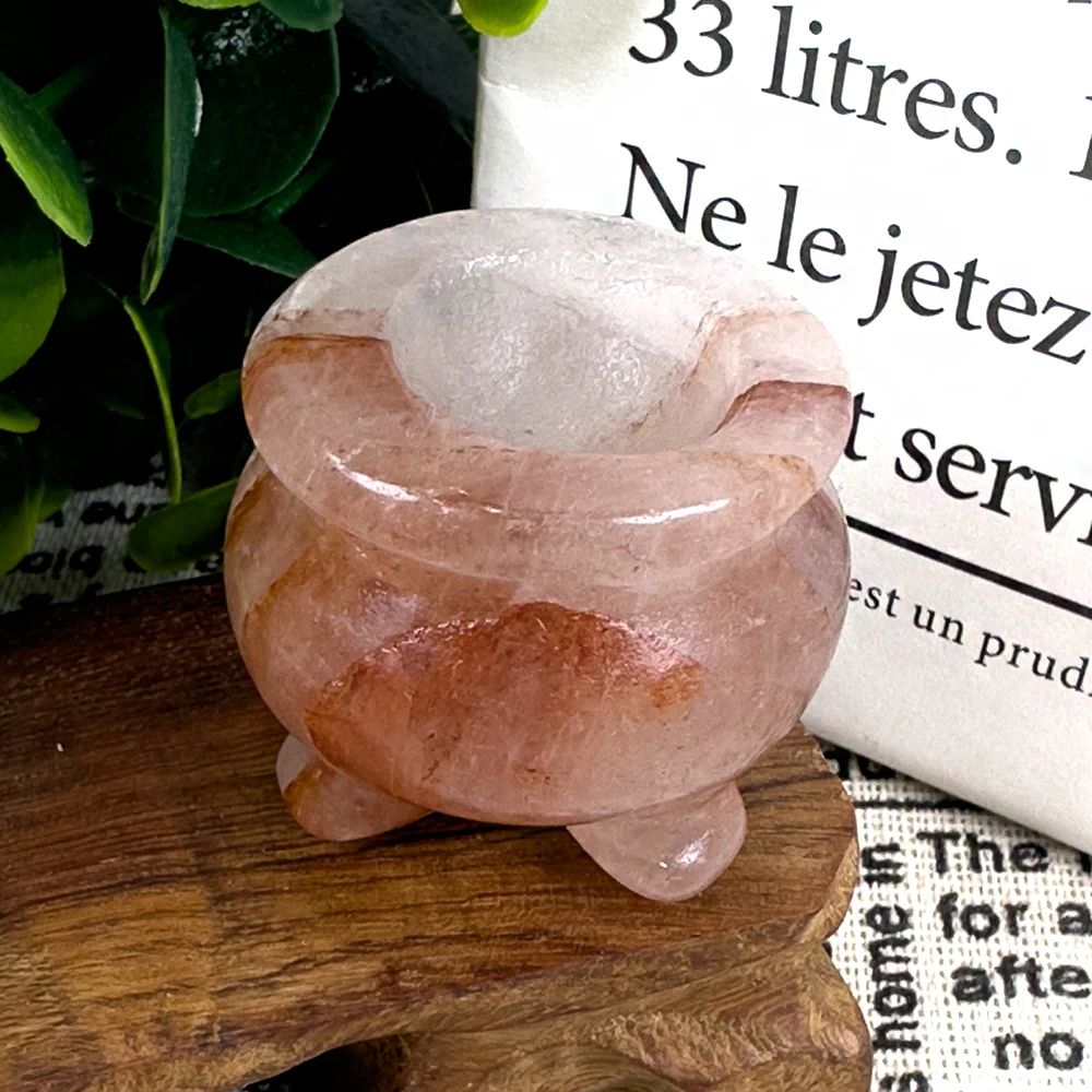 1PC 3cm/1.18in Crystal Censer Pocket Carving,Crystal Gift,Mini Antiquities Carving,Reiki Healing Home Decor Gift Crystal Heal