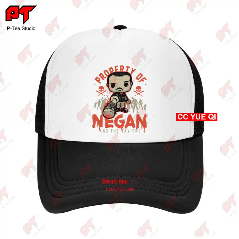 Funko Pop Mens Property Of Negan The Saviors Walking Dead Baseball Caps Truck Cap 0NF6