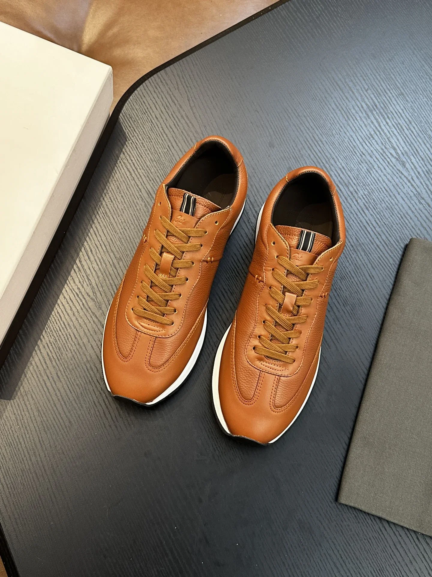 OECHSLI Shoes cowhide 2025 new casual sports outdoors business quality comfort work fashion Men‘s European big size 38-46