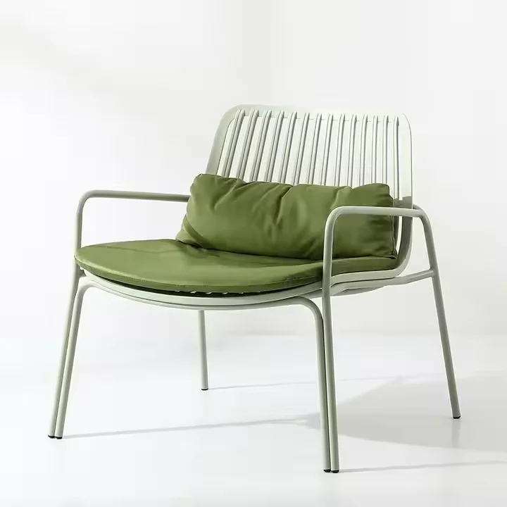 Modern Nordic Creative Outdoor Waterproof Recliner Sofa Chair High Quality Single Leisure For Home Office Or Gym Use