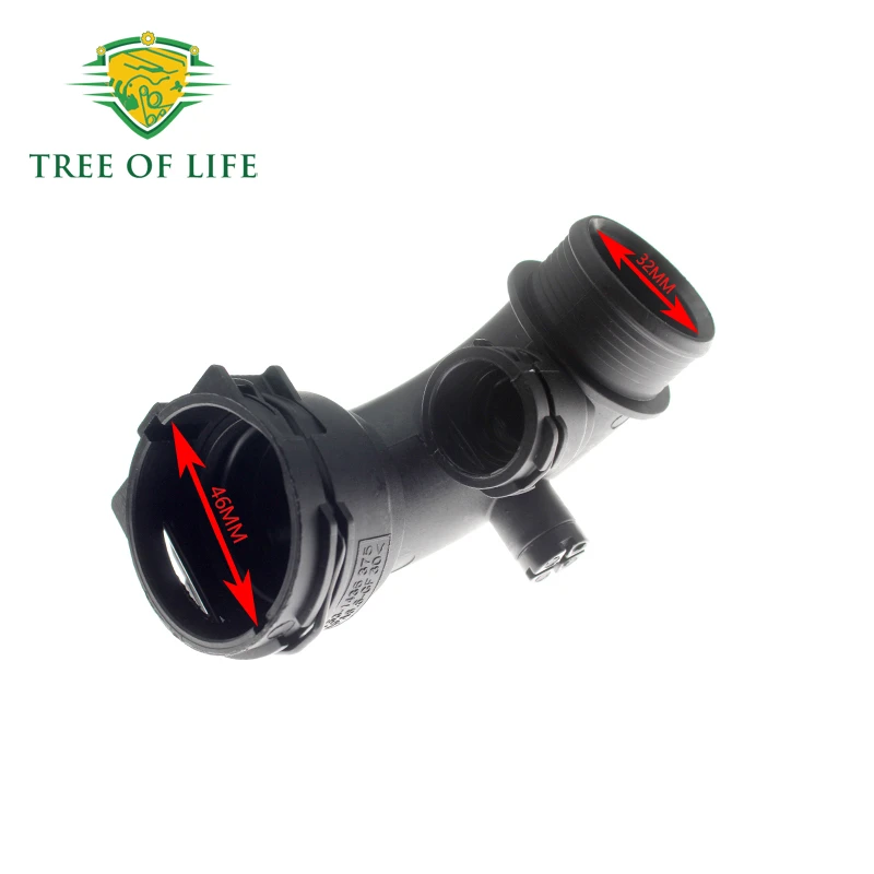 1/2/5X المبرد المبرد موصل خرطوم المياه ل E46 320i 330i Z4 E85 X3 E83 11534460438 17127510952 11531436406 17127514404