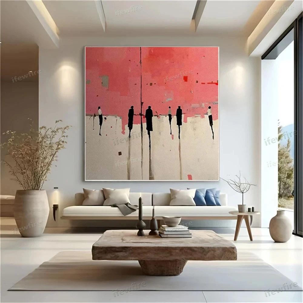 

100% handmade gold and silver leaf oil painting glare ray aurora sun oil painting on canvas art living room home decor Frameless