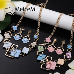 New in Necklace Exquisite Layered Elegance Square Stylish Jewelry Fashion Chokers Large 2023 Elegant Unique Necklaces for Women
